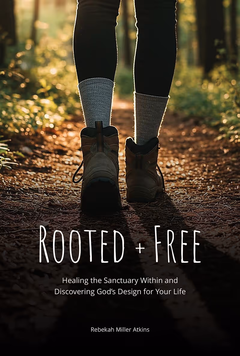 Rooted + Free — A 7-Week Bible Study for Women by Rebekah Atkins, book cover